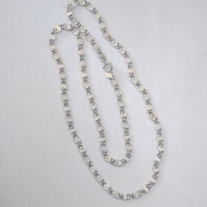 Avon Elegant Silver Necklace with Long Strand